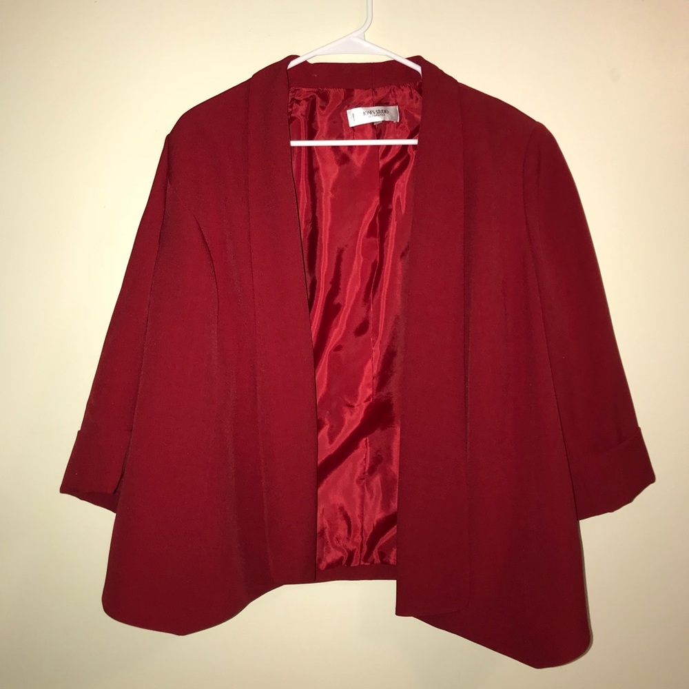 Red blazer